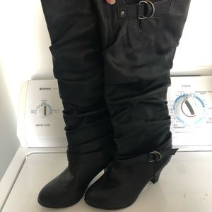 Mid calf boots